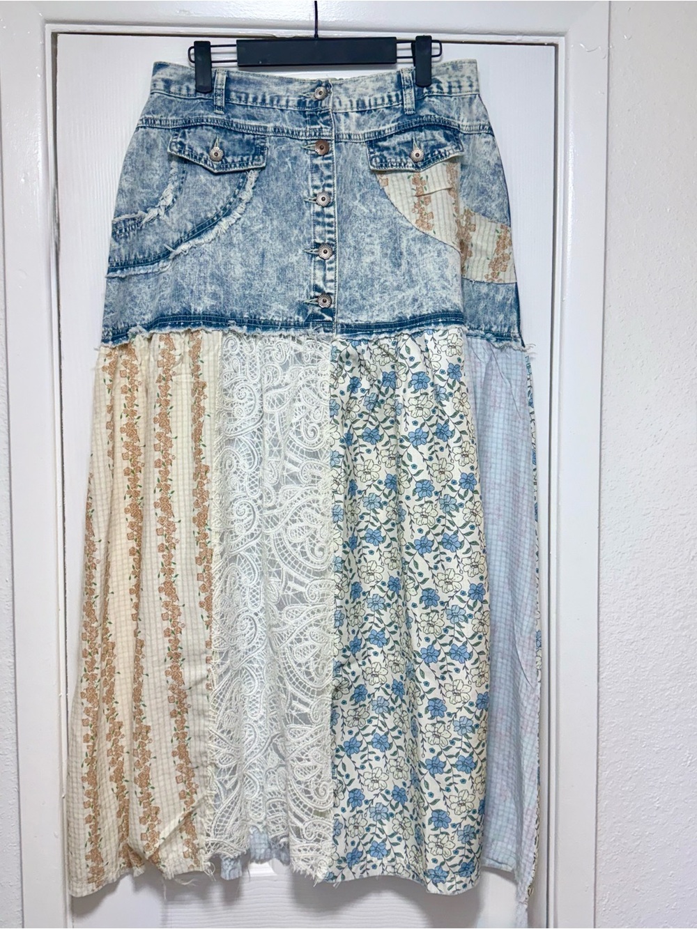POL Denim Dreamer Maxi Skirt